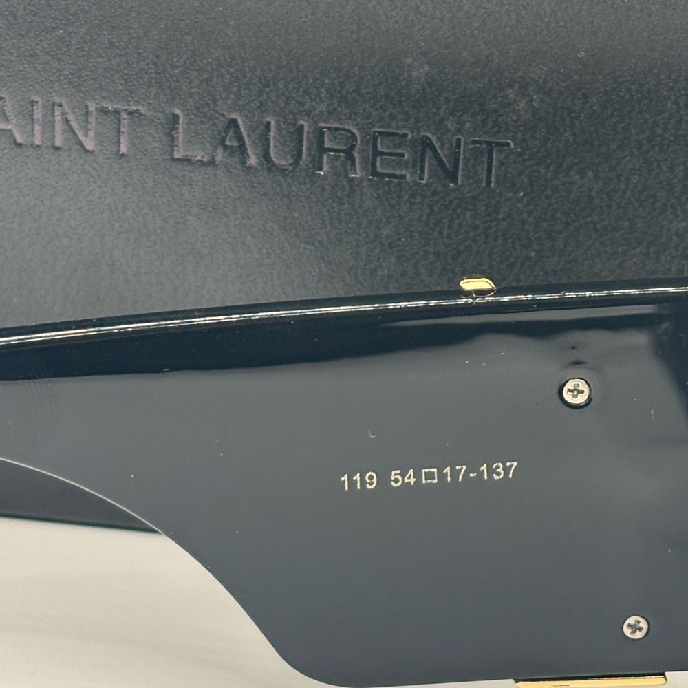 Saint Laurent Black Square Sunglasses - Picture 5 of 7